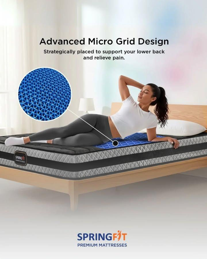 Feel the difference. Let your back love every moment with the Zbox Micro Grid Mattress.

#ZBoxMicroGridMattress #MicroGridMattress #GridMattress #SpringfitMattress #PremiumMattress #Mattress #ComfortableMattress