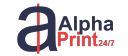Alpha Print 24/7 - logo
