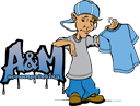 Am Screen Printing - logo