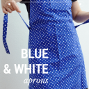 Blue and white - logo