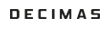 Décimas - logo