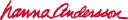 Hanna Andersson - logo