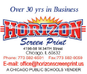 Horizon Screen Printing - logo