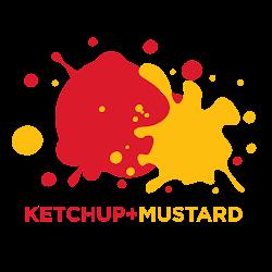Ketchup and mustard - logo