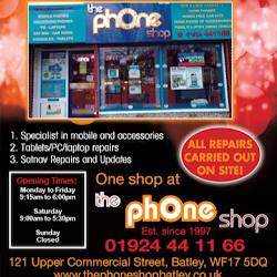 Thephoneshopbatley - logo