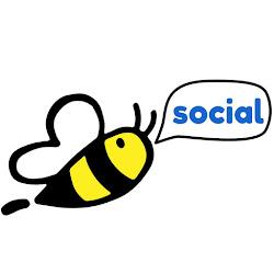 Letsbeesocial - logo