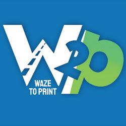 Waze2print - logo