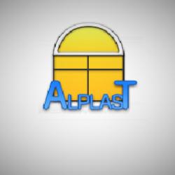 Alplast-okno - logo