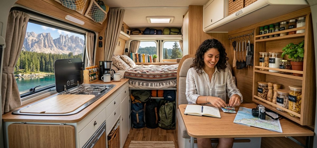 Come organizzare un camper piccolo: idee salvaspazio e consigli pratici