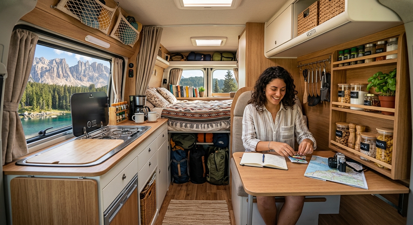 Camper organizzato