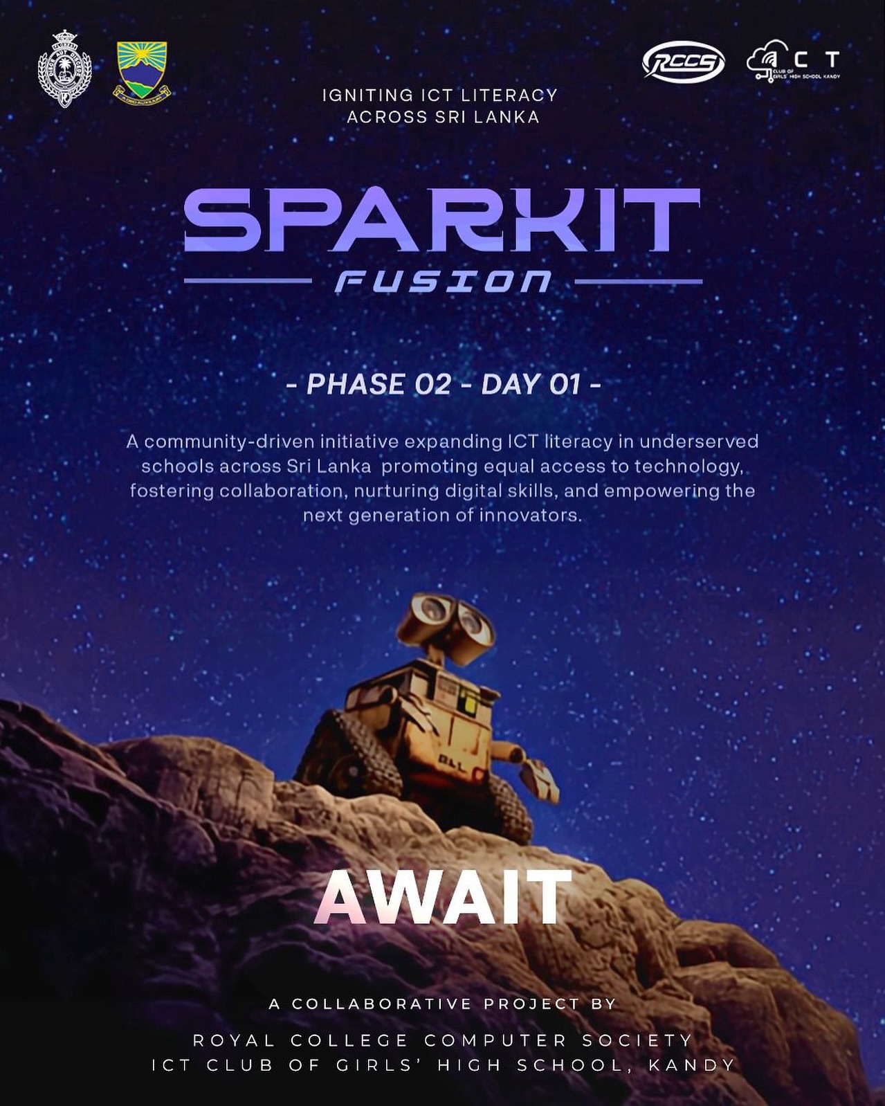 The Next Wave Ignites - Fusion Unfolds. Beyond the digital horizon, a spark emerges, marking the awa