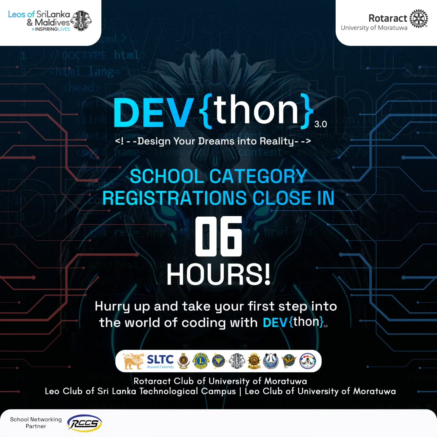 3 likes, 0 comments - uomleos on January 4, 2026: "Only 06 hours left to secure your spot in the sch