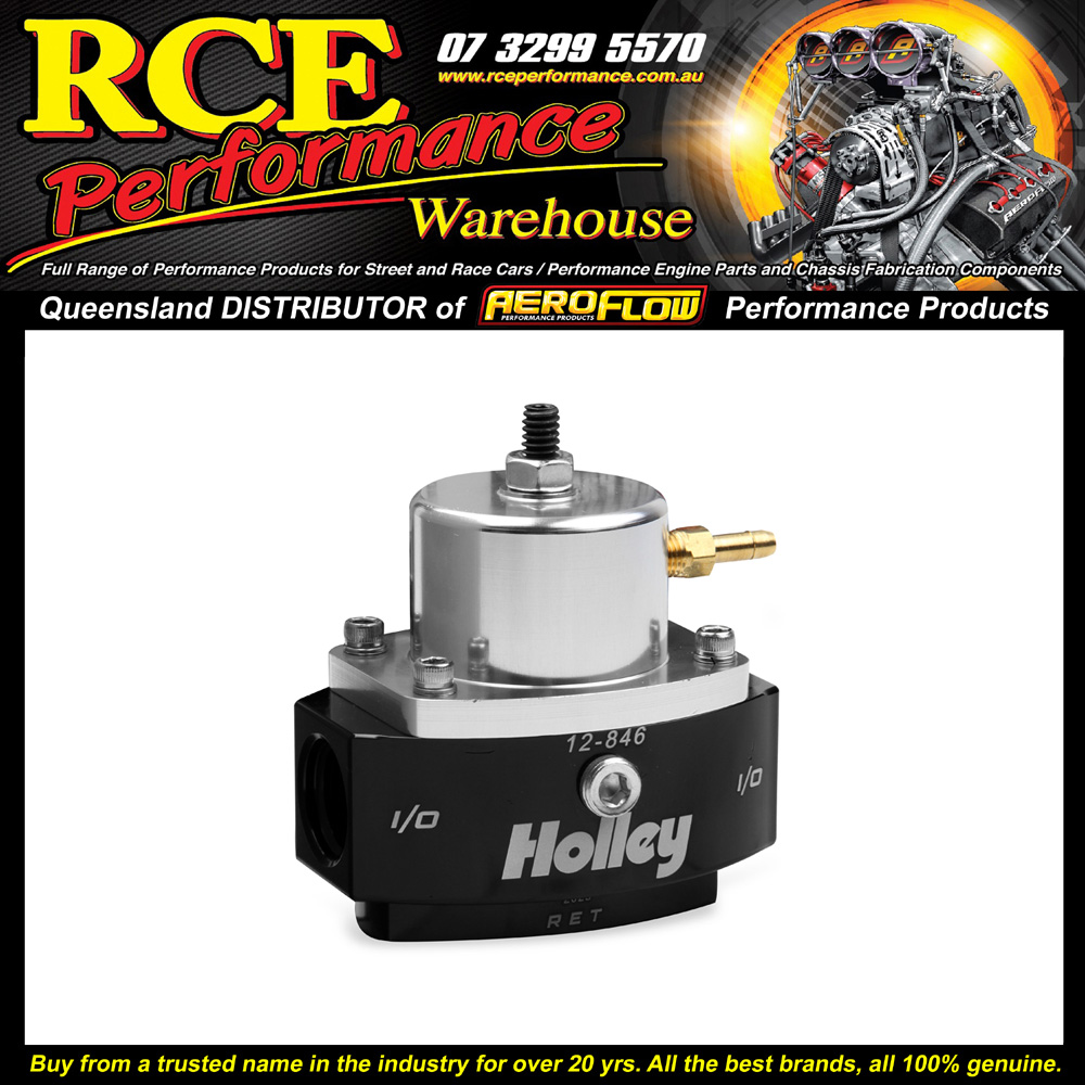 Holley HP Billet Fuel Pressure Regulator EFI Bypass 40 70 PSI Ho12