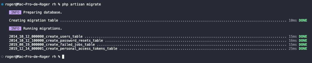 Laravel et Backpack - 1ʳᵉ Partie