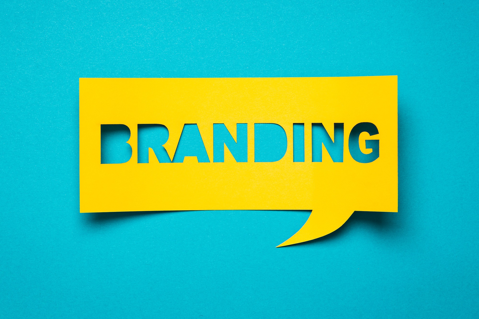 Does your company have a recognisable brand? 1 Banner with the phrase cut.