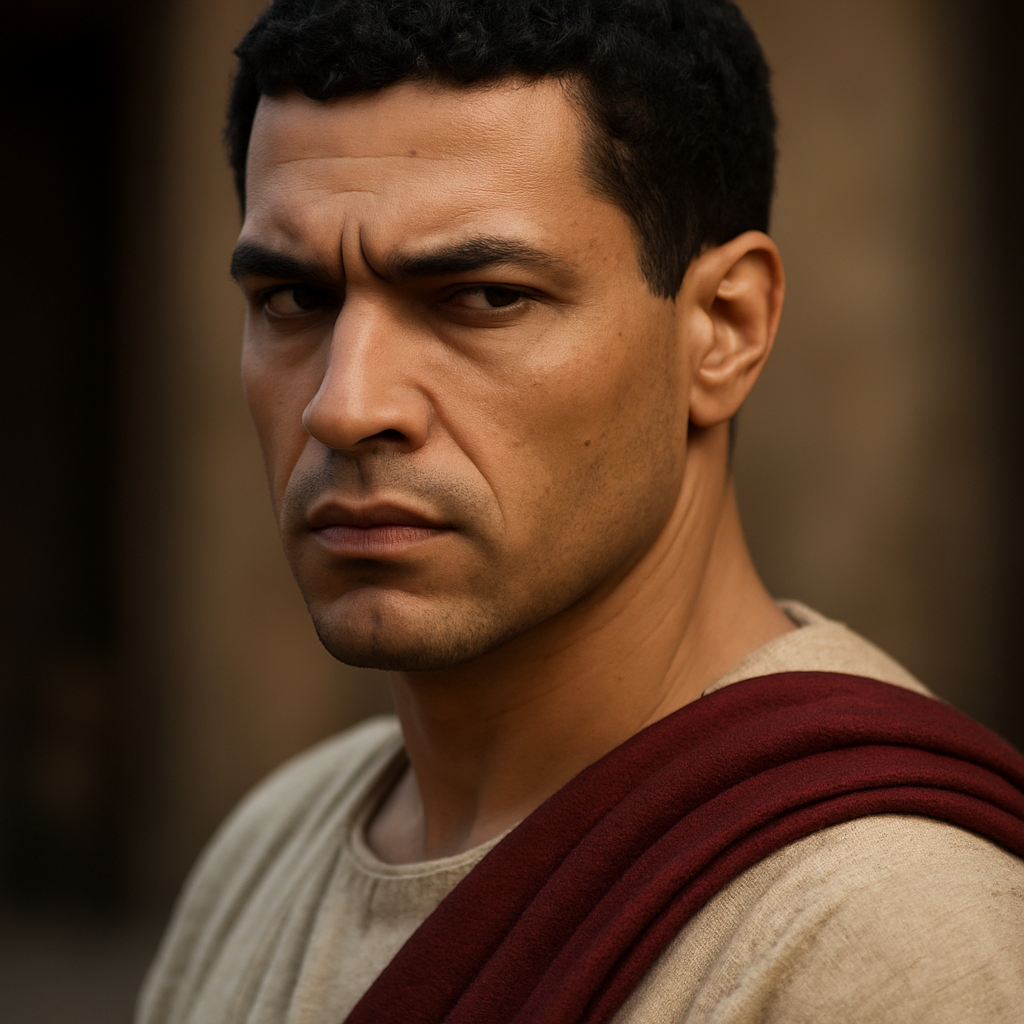 Casca from Julius Caesar — AI character portrait