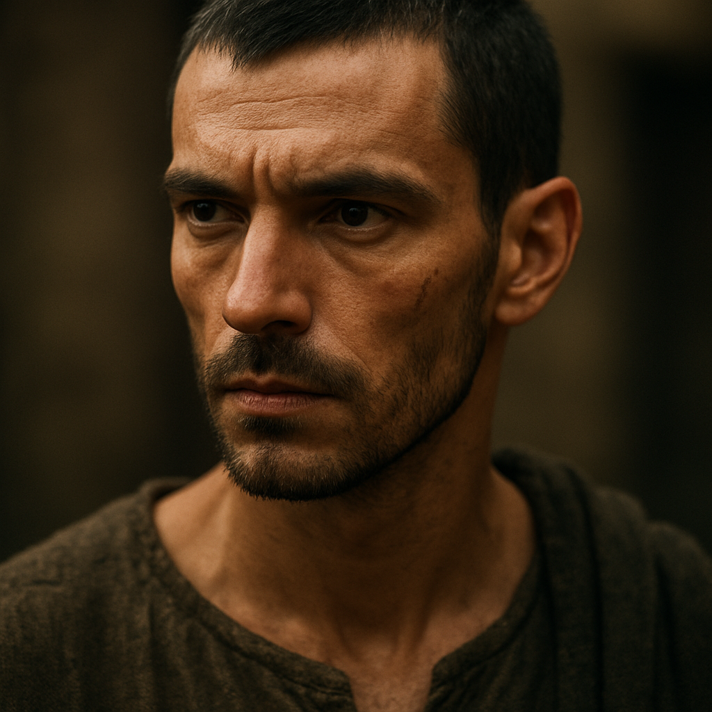 Pindarus from Julius Caesar — AI character portrait