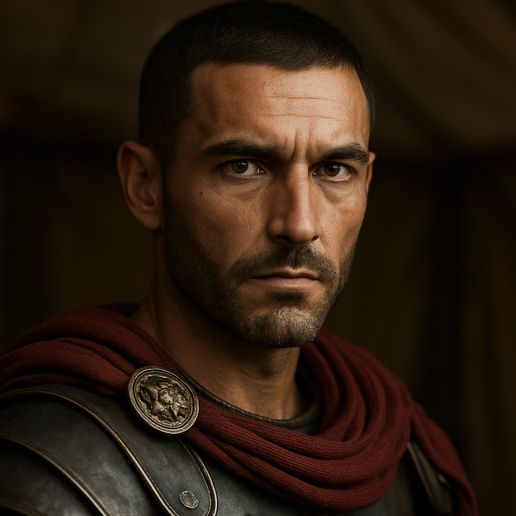 Titinius from Julius Caesar — AI character portrait