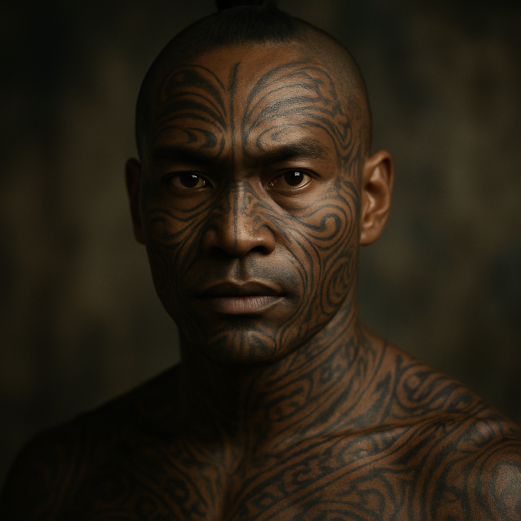 Queequeg from Moby-Dick — AI character portrait