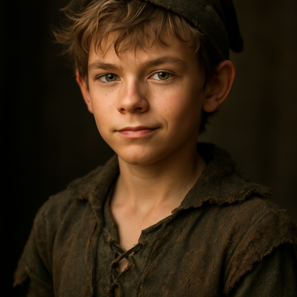 Slightly, Peter Pan character portrait