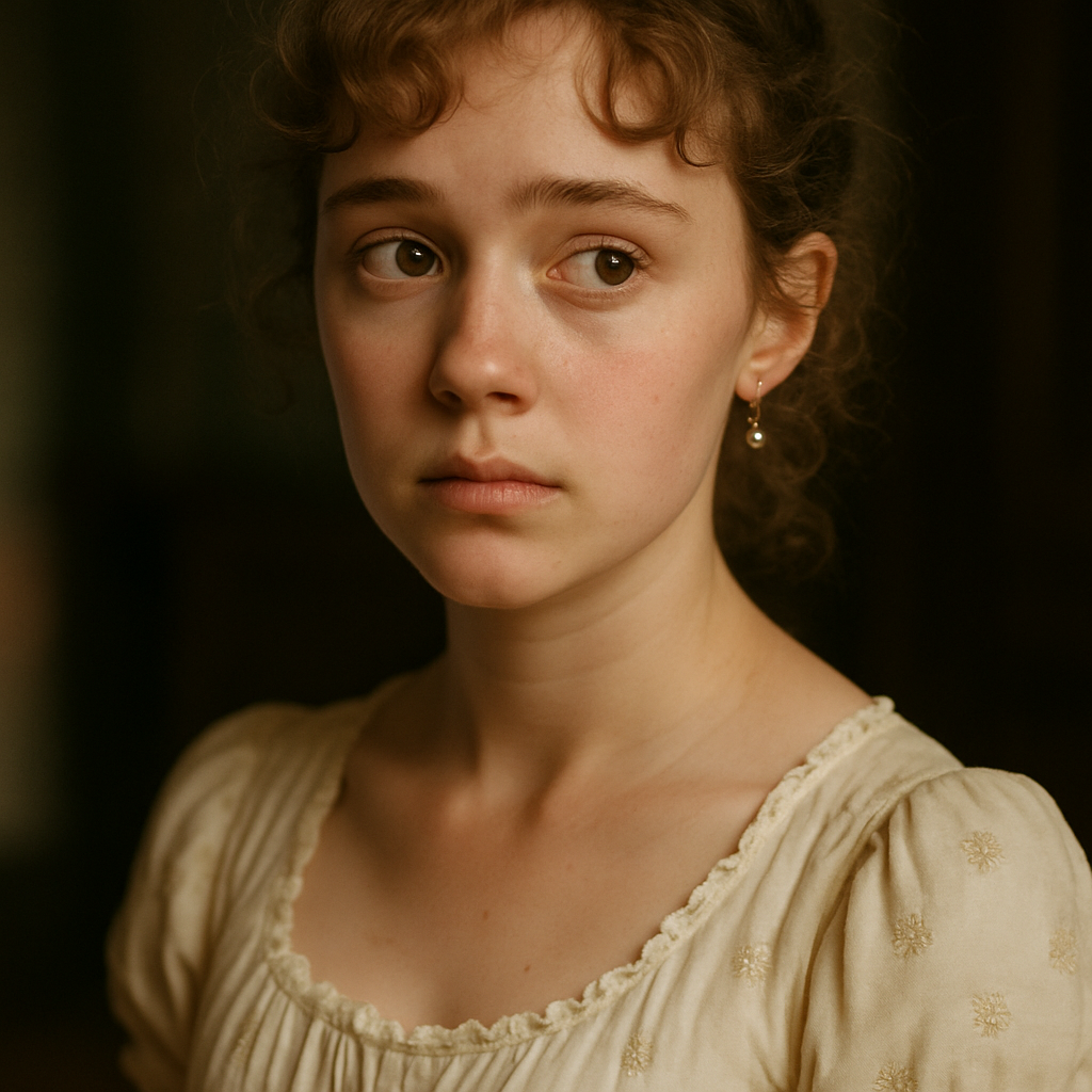 Kitty Bennet from Pride and Prejudice — AI character portrait
