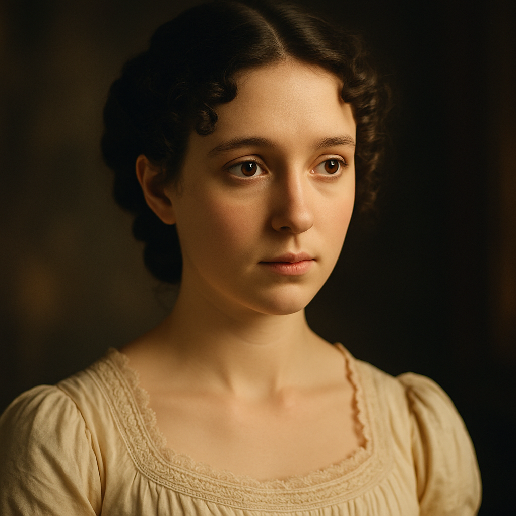 Maria Lucas from Pride and Prejudice — AI character portrait