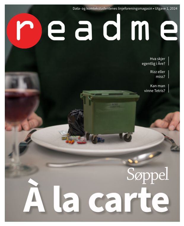 Cover of readme utgave nr. 1 2024