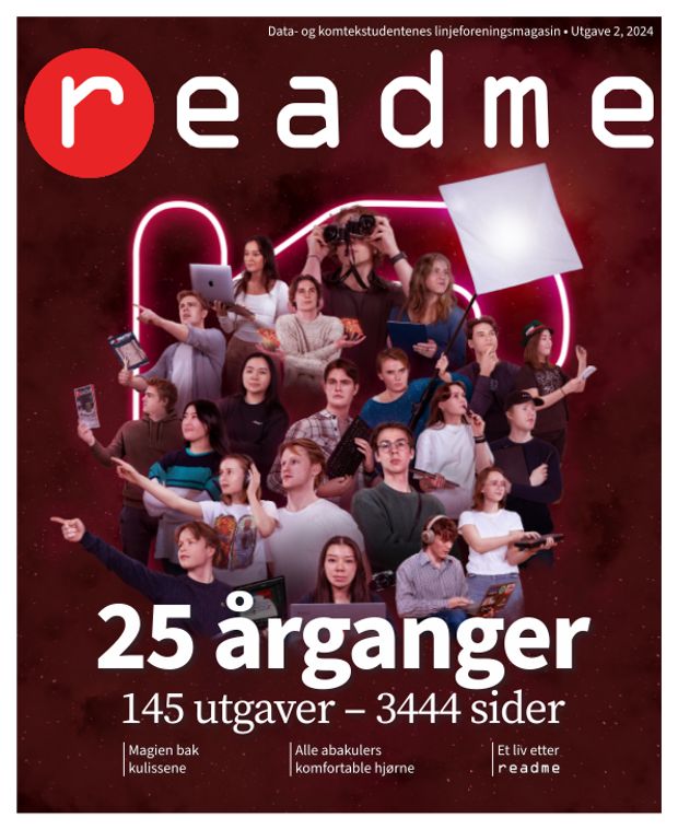 Forsidebildet til readme utgave nr. 2 2024