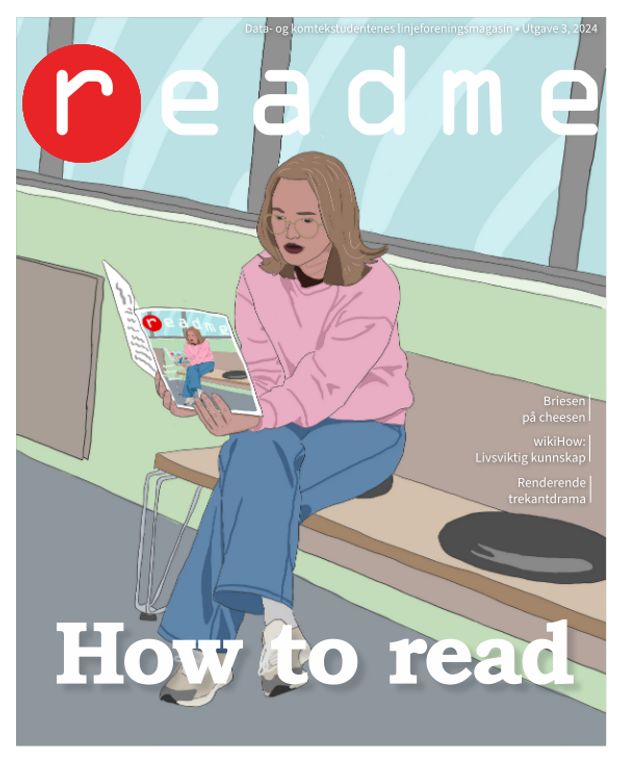Cover of readme utgave nr. 3 2024