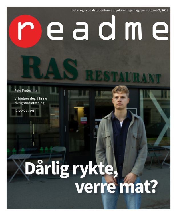 Forsidebildet til readme utgave nr. 3 2026