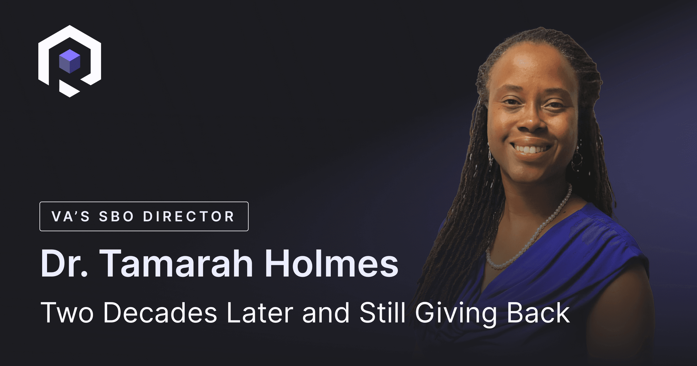 How Dr. Tamarah Holmes plans on connecting the Commonwealth to broadband Banner Image