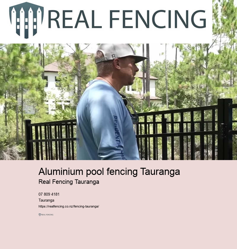 Aluminium pool fencing Tauranga