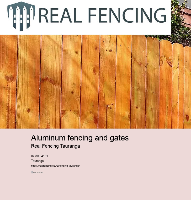 Aluminum fencing and gates