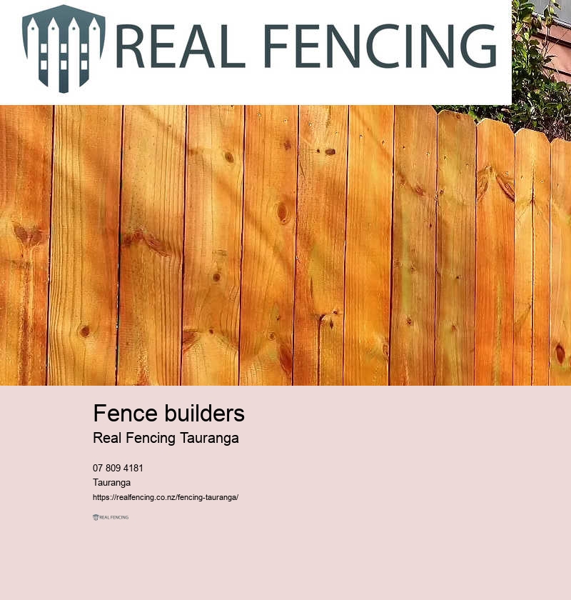Fence builders