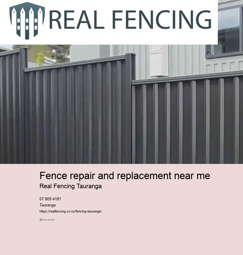 Types of timber fencing