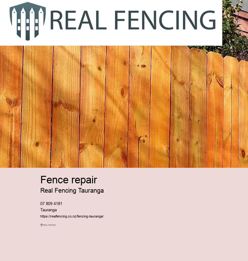 Fence repair