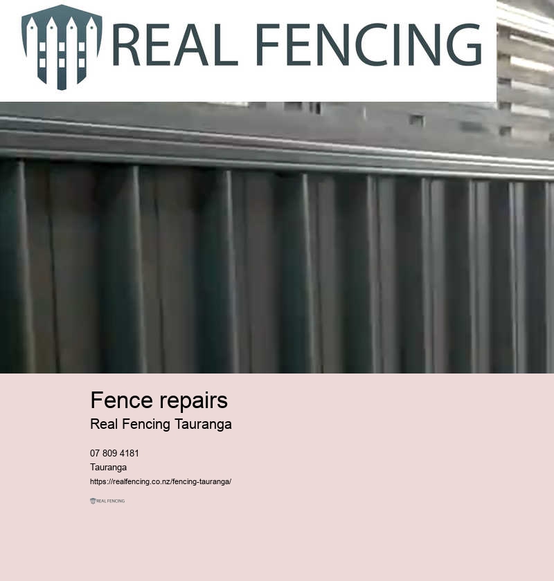 Tauranga fences