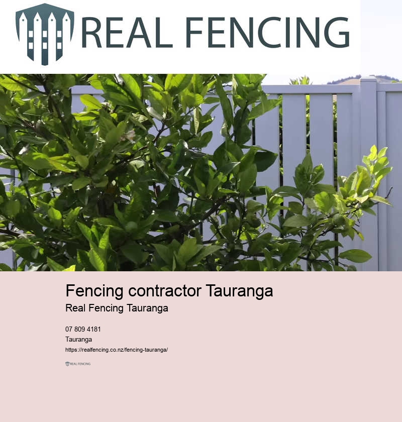 Tauranga fencing