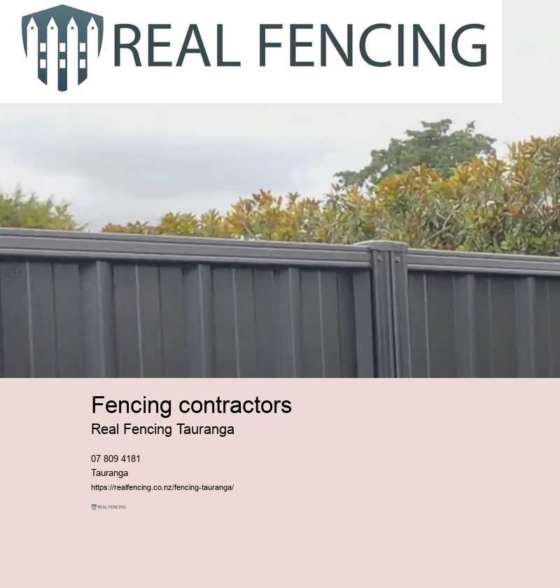 PVC fencing