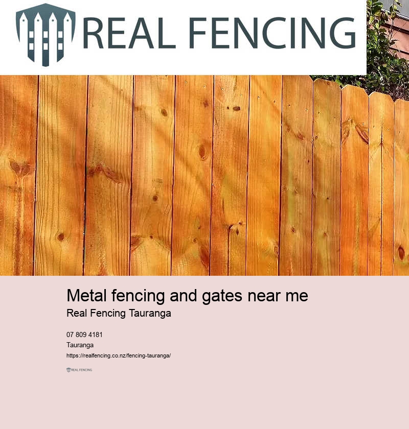 Metal fencing and gates near me