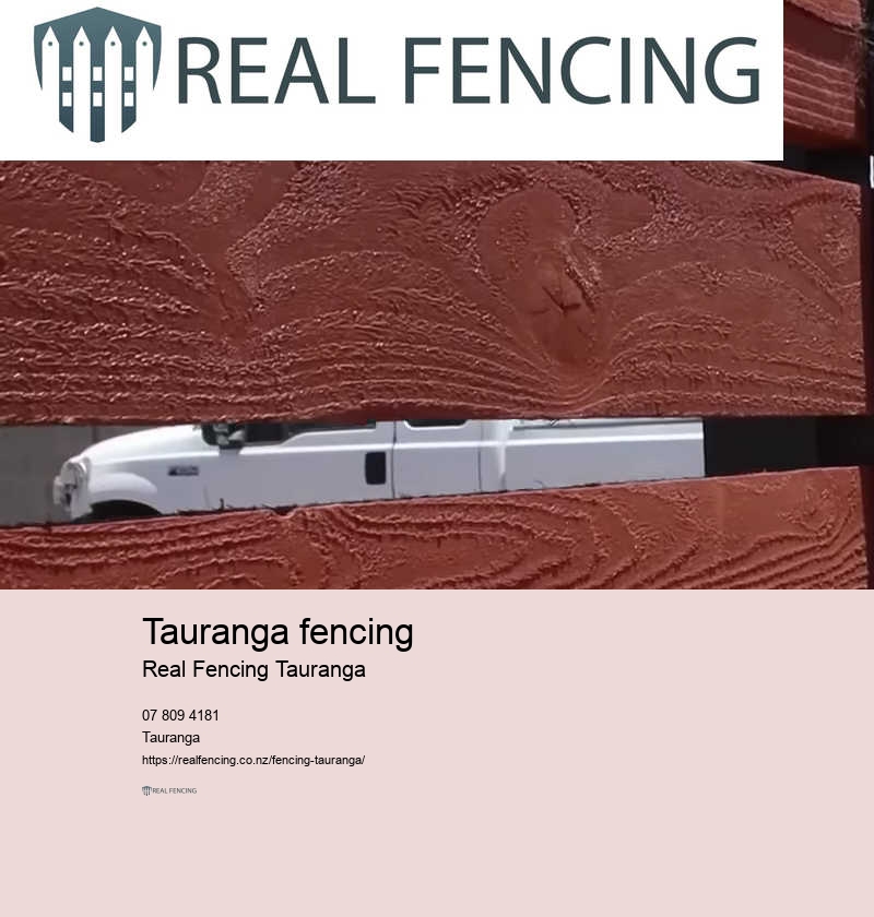 Tauranga fence contractor