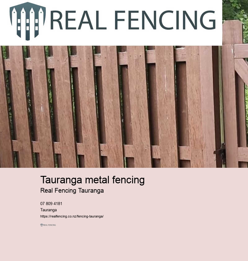 Commercial metal fencing