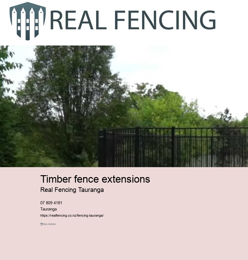 Timber fencing ideas