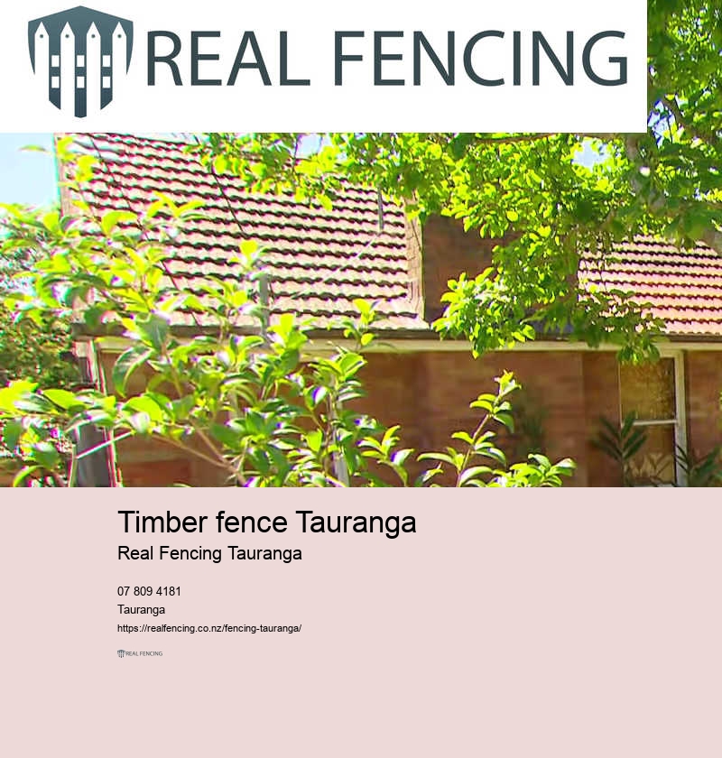 Timber fencing contractors