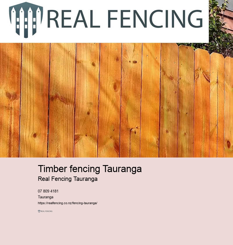 Timber fencing Tauranga