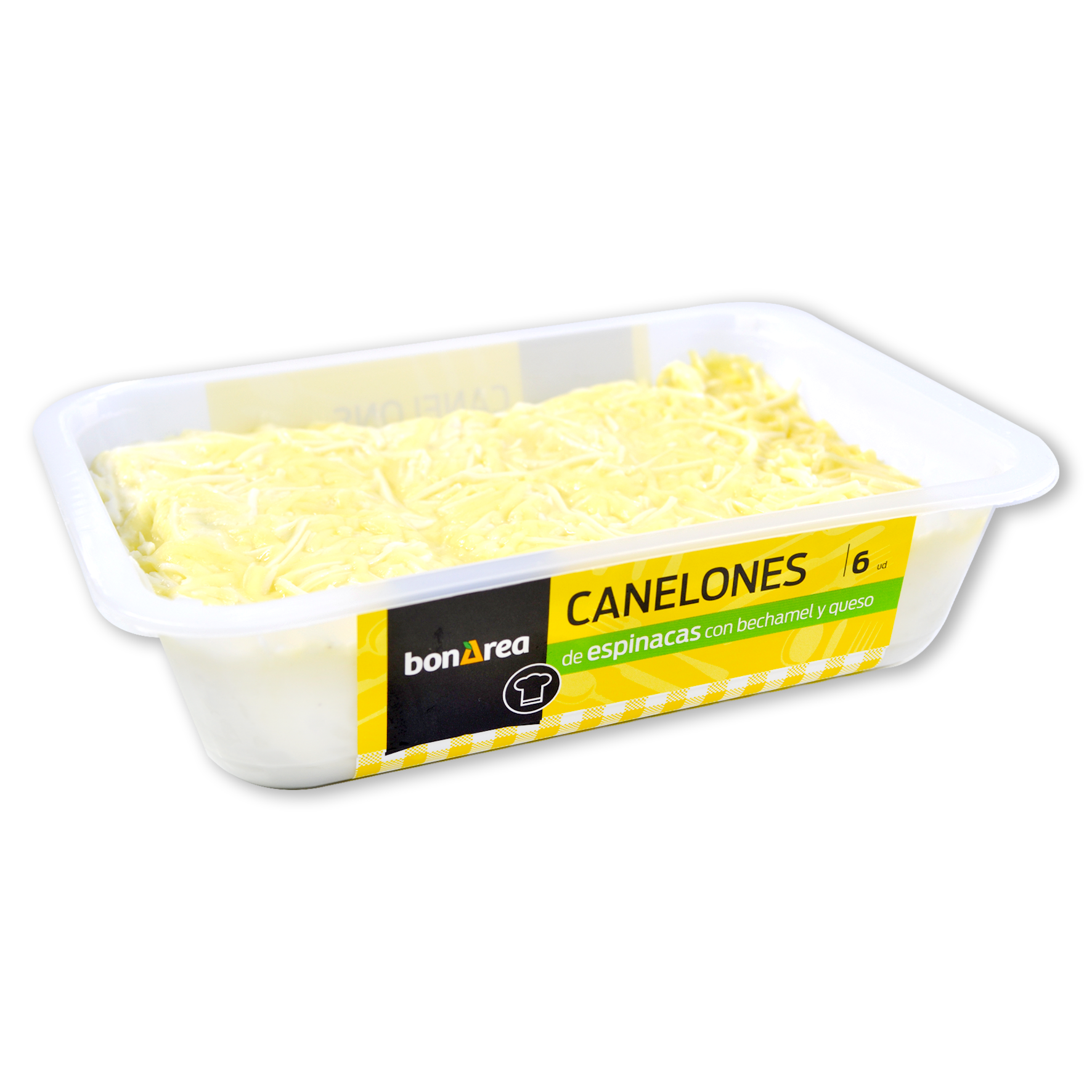 Canelones De Espinacas Con Bechamel Y Queso