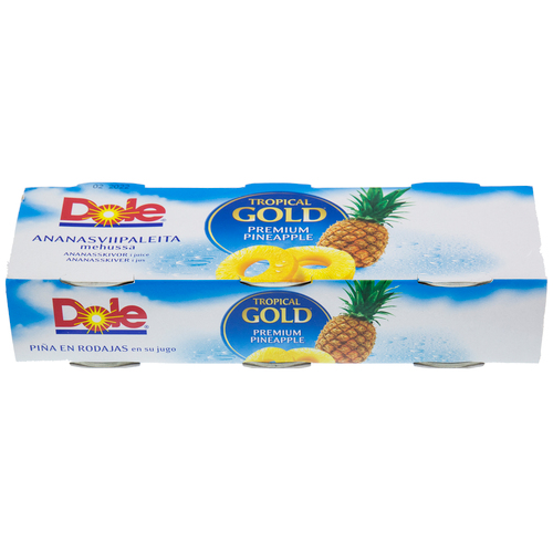 DOLE Piña Tropical Gold En Su Jugo 3x227g