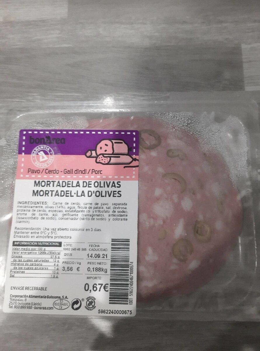 Mortadela De Oliva