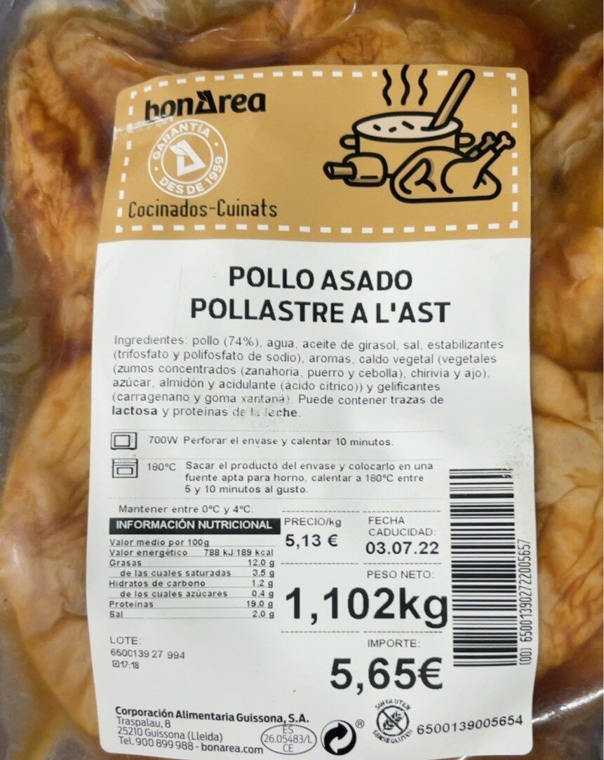 Pollo A L’ast