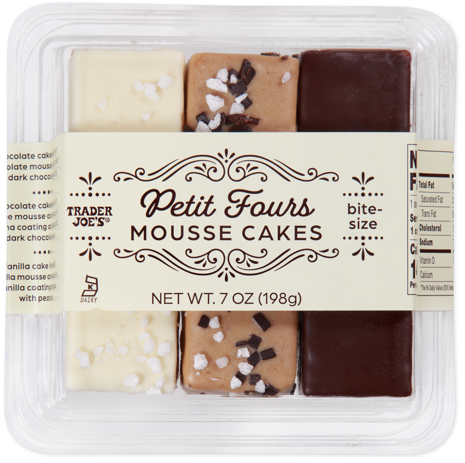 Petit Fours Mousse Cakes